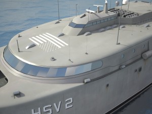 US Navy HSV-2 Swift Ship Modello 3D