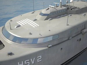 US Navy HSV-2 Swift Ship 3D Model