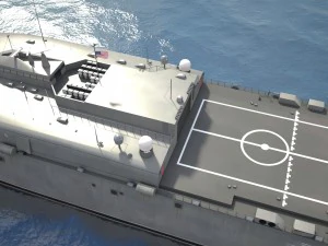 US Navy HSV-2 Swift Ship 3D Model