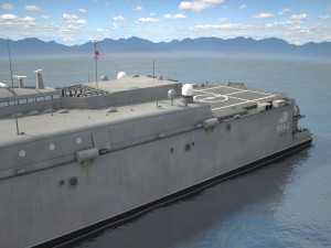 US Navy HSV-2 Swift Ship Modello 3D