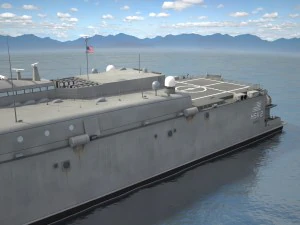 US Navy HSV-2 Swift Ship 3D Model