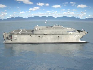 US Navy HSV-2 Swift Ship 3D Model