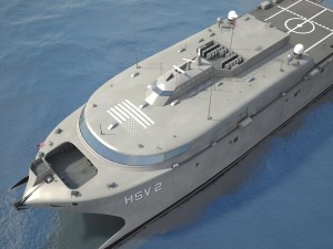 US Navy HSV-2 Swift Ship Modello 3D