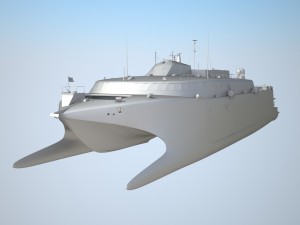 US Navy HSV-2 Swift Ship Modello 3D