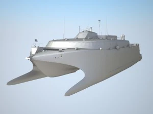 US Navy HSV-2 Swift Ship 3D Model
