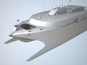 US Navy HSV-2 Swift Ship 3D Model