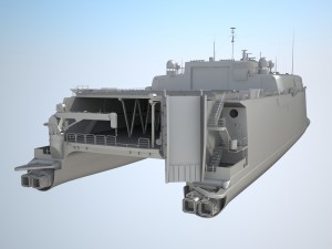 US Navy HSV-2 Swift Ship Modello 3D