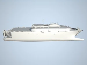 US Navy HSV-2 Swift Ship 3D Model