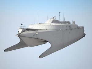 US Navy HSV-2 Swift Ship Modello 3D