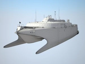 US Navy HSV-2 Swift Ship 3D Model