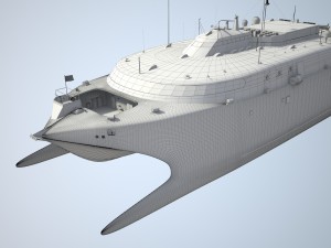 US Navy HSV-2 Swift Ship Modello 3D