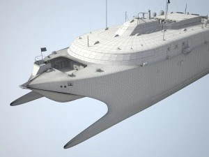 US Navy HSV-2 Swift Ship 3D Model