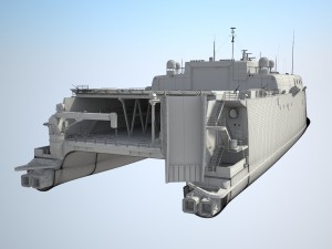 US Navy HSV-2 Swift Ship Modello 3D