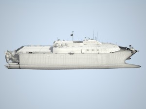 US Navy HSV-2 Swift Ship Modello 3D
