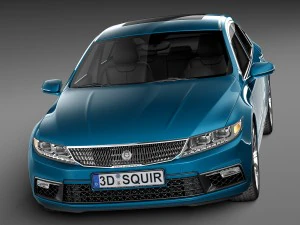 Generic Luxury Sedan 2016 3D Model