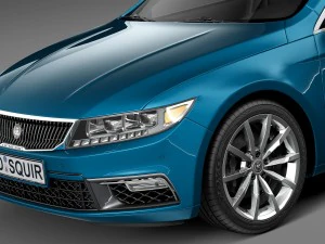 Generic Luxury Sedan 2016 3D Model