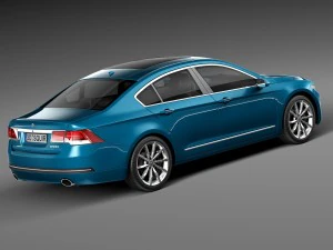 Generic Luxury Sedan 2016 3D Model