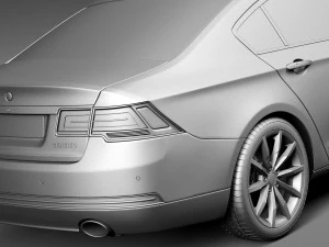 Generic Luxury Sedan 2016 3D Model