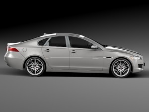 Jaguar XF 2016 Bixenon 3D Model