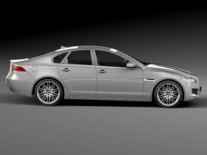 Jaguar XF 2016 Bixenon 3D Model
