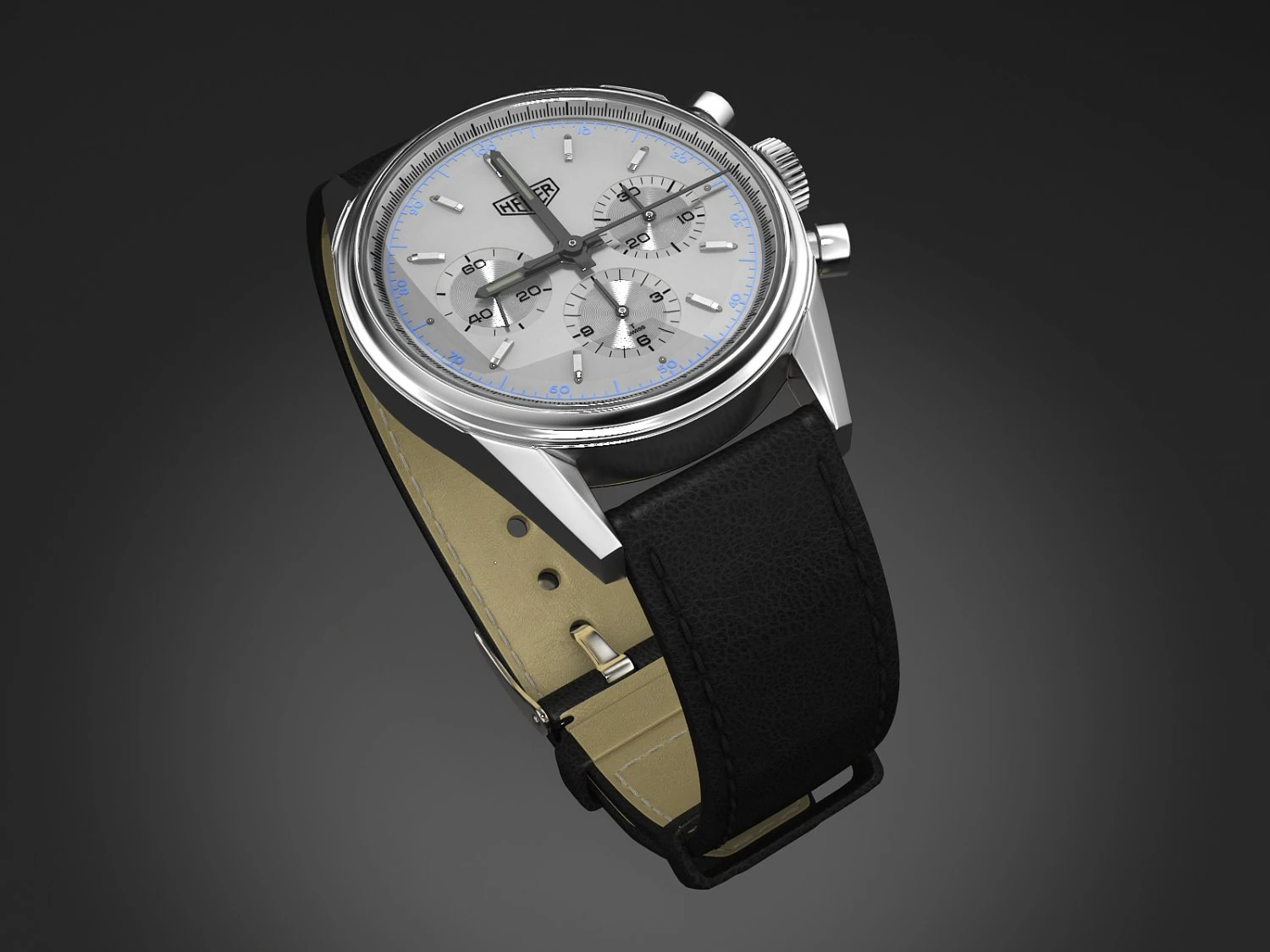 Tag Heuer CS3110 3D Model .c4d .max .obj .3ds .fbx .stl .blend 