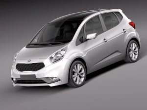 Kia Venga 2016 3D Model
