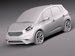 Kia Venga 2016 3D मॉडल