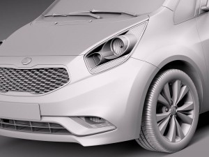 Kia Venga 2016 3D मॉडल