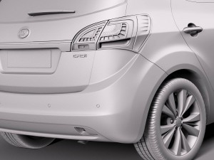 Kia Venga 2016 3D मॉडल