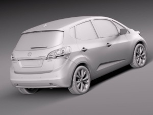 Kia Venga 2016 3D मॉडल
