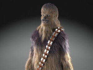 Star Wars Chewbacca 3dsmax Modèle 3D