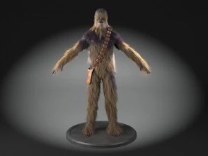 Star Wars Chewbacca 3dsmax 3D Model