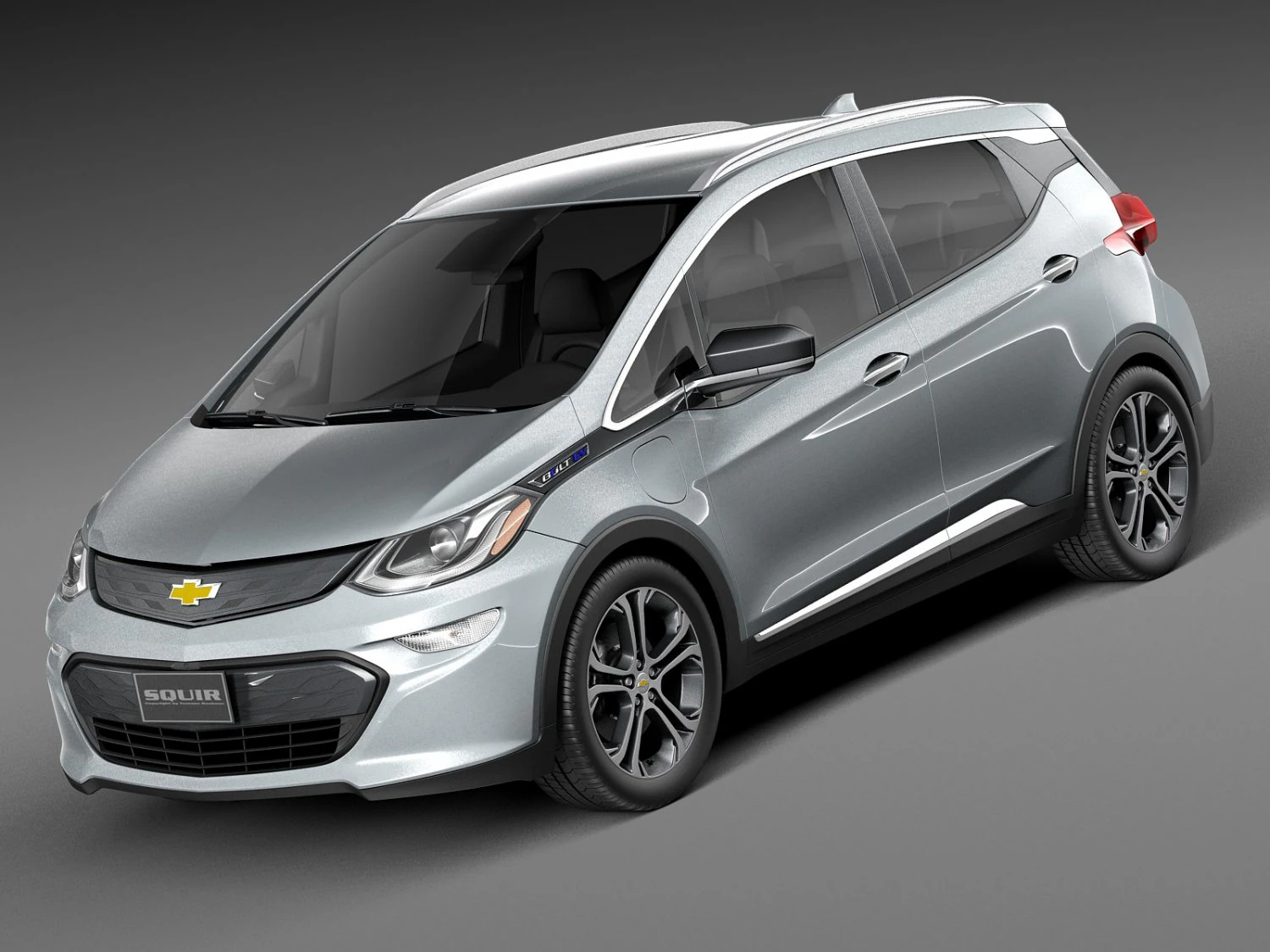 Chevrolet Bolt EV 2017 3D Model .c4d .max .obj .3ds .fbx .stl .blend 