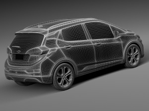 Chevrolet Bolt EV 2017 3D Модель