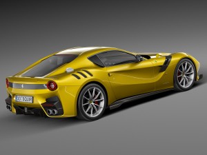 Ferrari f12TDF 2016 3D 模型