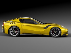 Ferrari f12TDF 2016 3D 模型