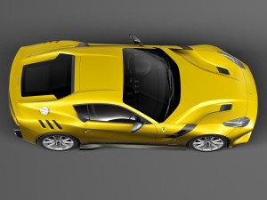 Ferrari f12TDF 2016 3D 模型