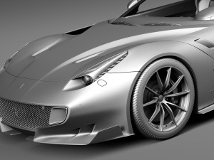 Ferrari f12TDF 2016 3D 模型