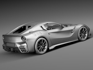Ferrari f12TDF 2016 3D 模型