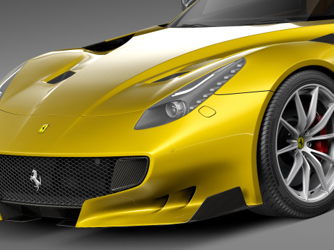 Ferrari f12TDF 2016 Modello 3D