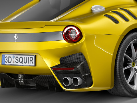Ferrari f12TDF 2016 Modello 3D