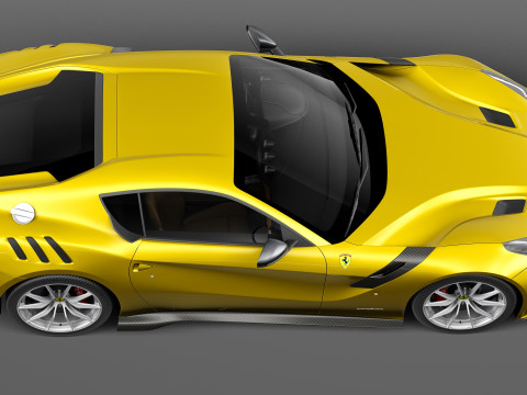 Ferrari f12TDF 2016 Modello 3D