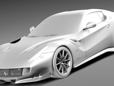 Ferrari f12TDF 2016 Modello 3D