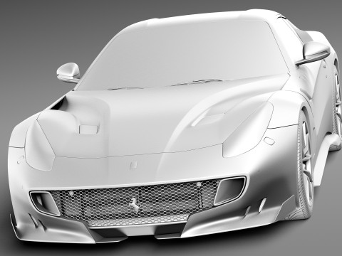 Ferrari f12TDF 2016 Modello 3D