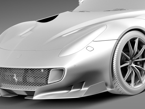 Ferrari f12TDF 2016 Modello 3D