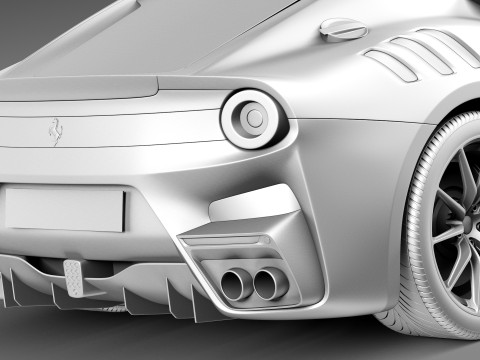 Ferrari f12TDF 2016 Modello 3D