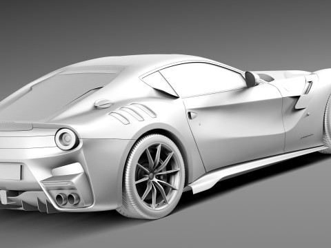 Ferrari f12TDF 2016 Modello 3D