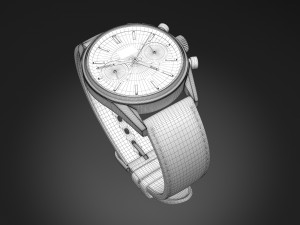 Tag Heuer Carrera 1963 3D Model