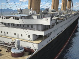 Rms Titanic Cruise Ship 3D Model