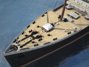 Rms Titanic Cruise Ship 3D Model